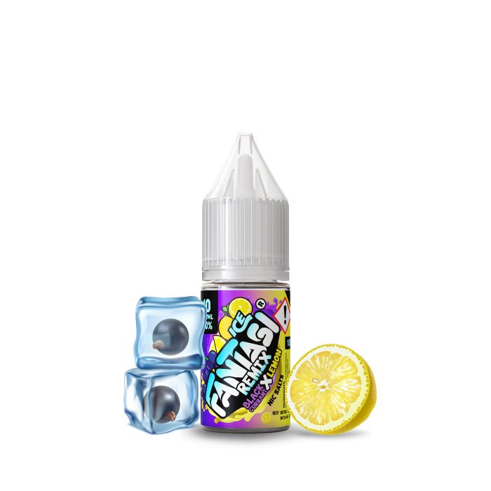 596364 Blackcurrant X Lemon Ice 10ml Nic Salt Fantasi